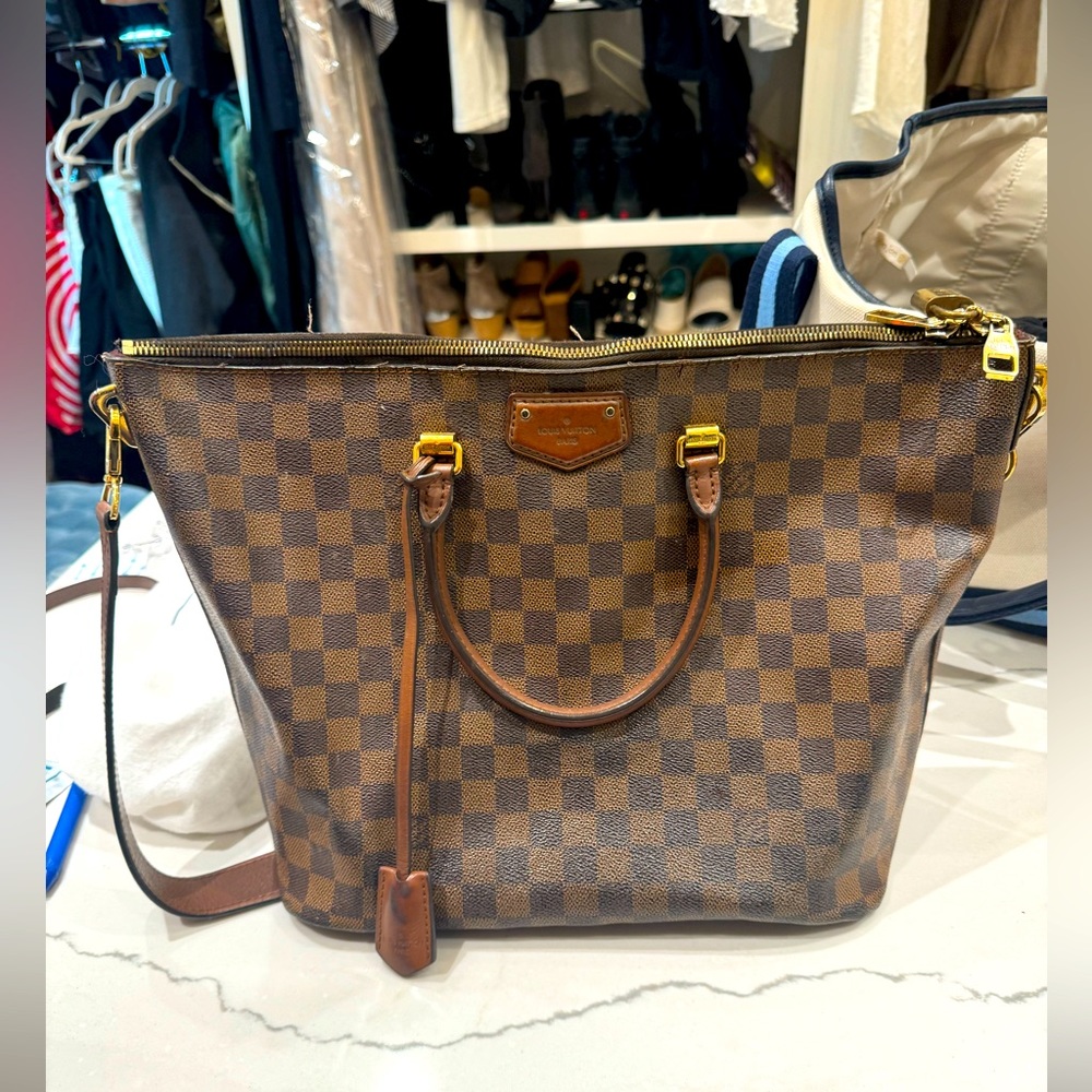 Louis Vuitton Damier Ebene Belmont Shoulder Bag